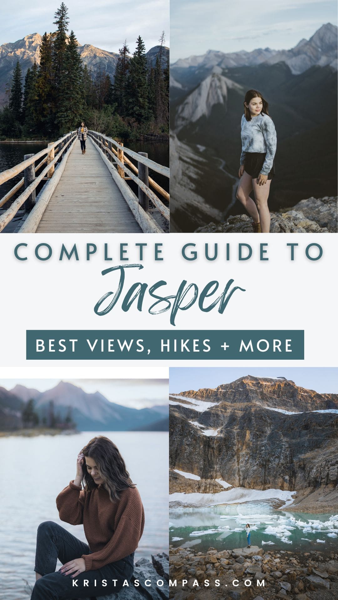 Road trip stops in Jasper National Park - the best photography spots in jasper national park pinterest pin