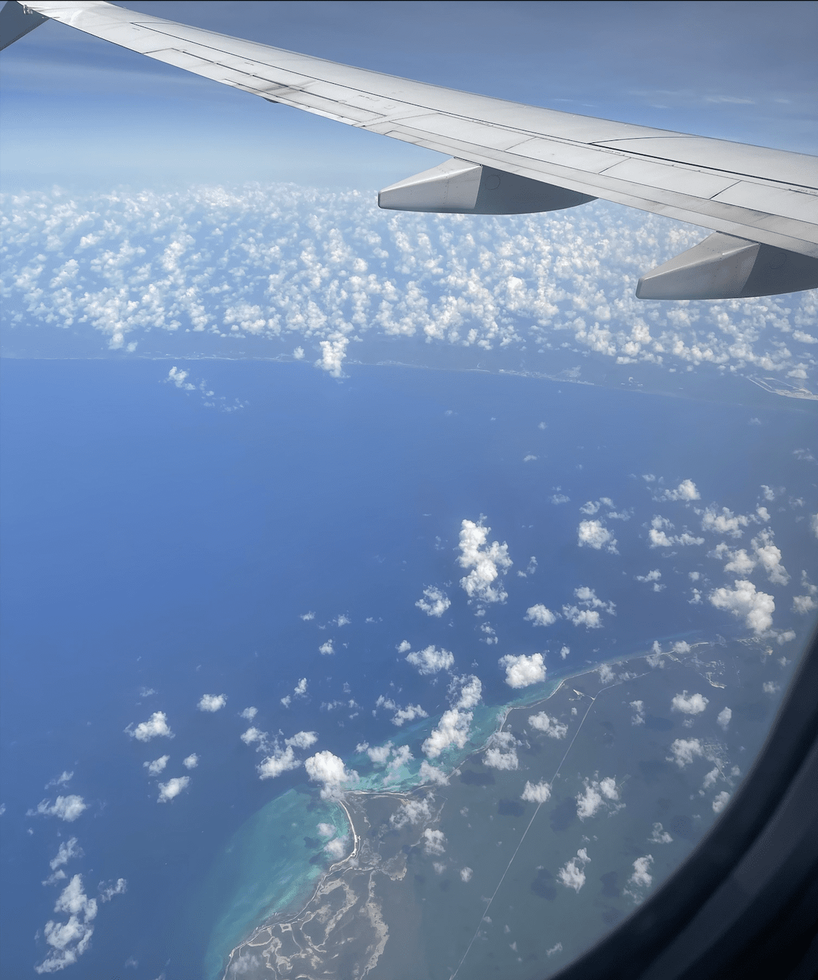 air travel is the worst - here's a beautiful view out of a plane window