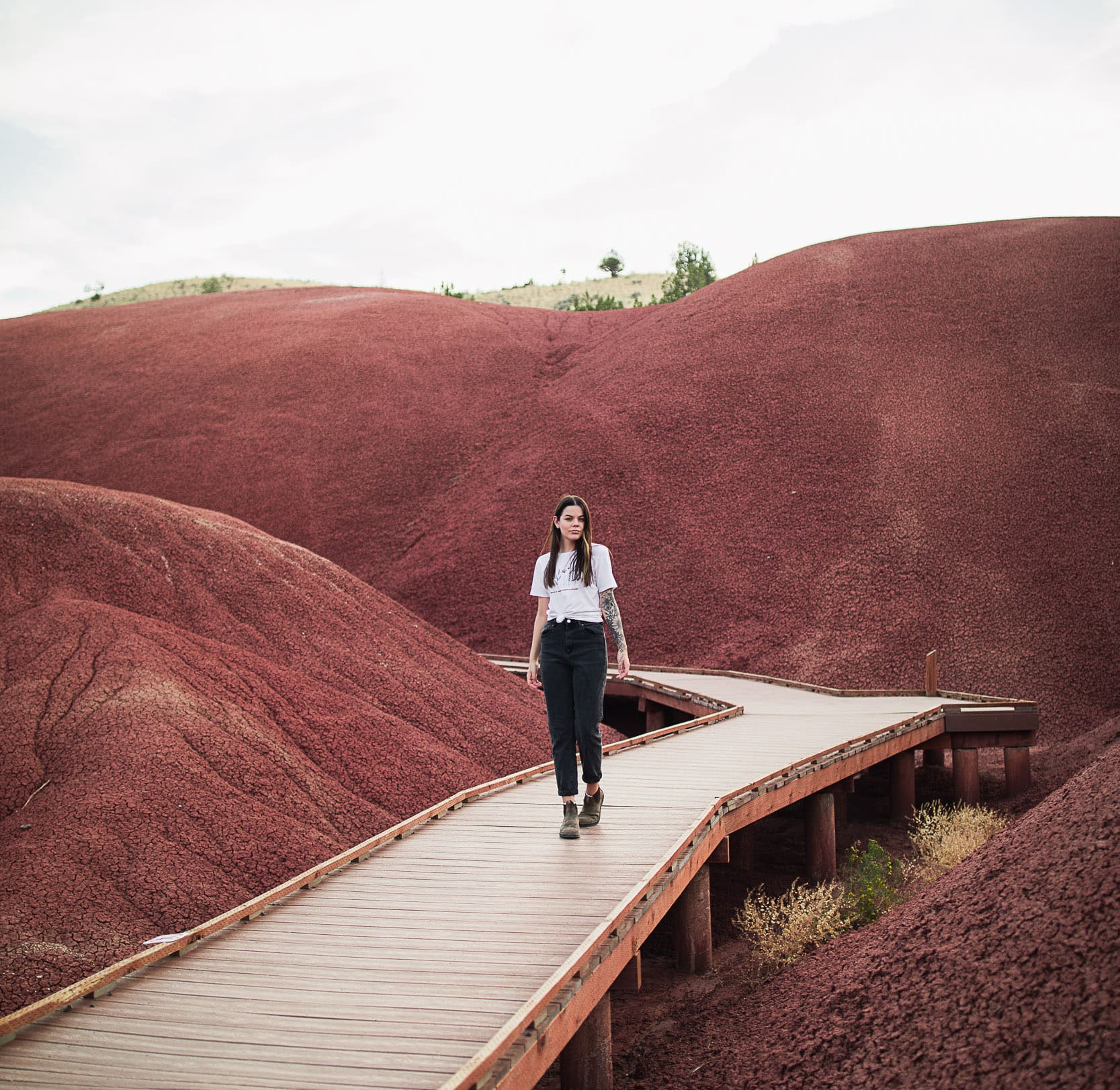 people travel to check things off their travel bucket list - painted hills oregon - painted cove
